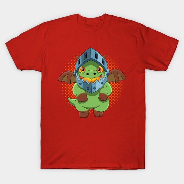 Cute Chibi Dragon T-Shirt by Atpidarp